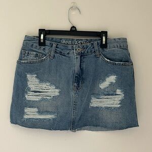 Jean Mini Skirt